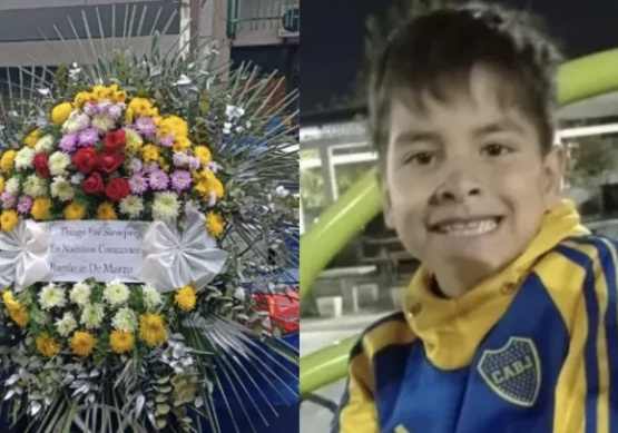 Caso Thiago Correa: El último adiós al nene de 7 años baleado en Ciudad Evita
