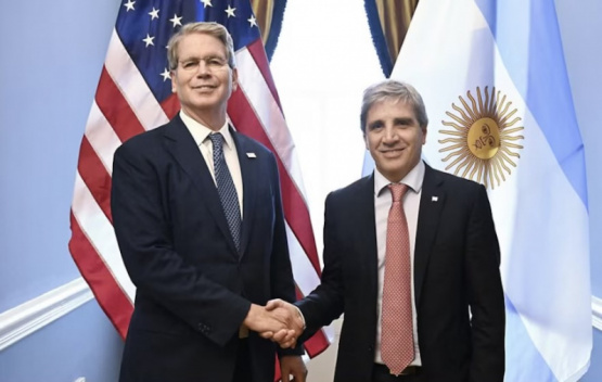 Bessent recibió a Caputo en Washington: “Continuaremos nuestras productivas conversaciones”