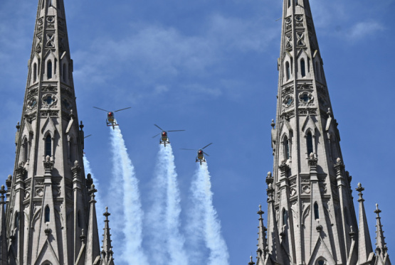 La Patrulla ASPA de España rindió homenaje al Plus Ultra