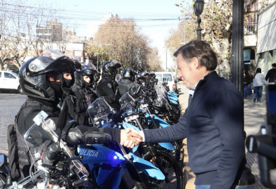 San Miguel: Incorporan 12 motos nuevas a la Policía Municipal