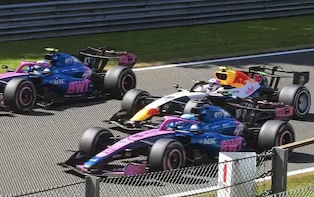 F1: El doble sobrepaso de Colapinto fue nominado a la maniobra del mes 